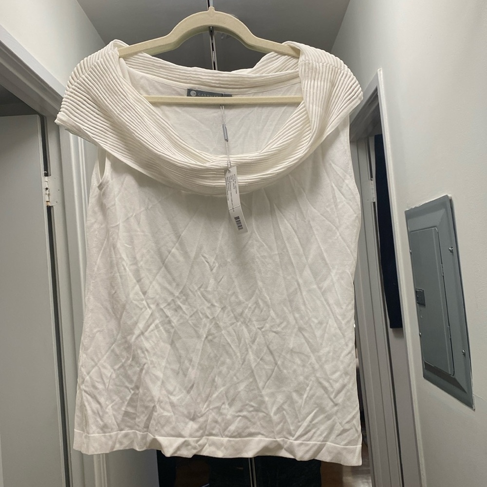 In Cashmere off shoulder top BNWT Size Large